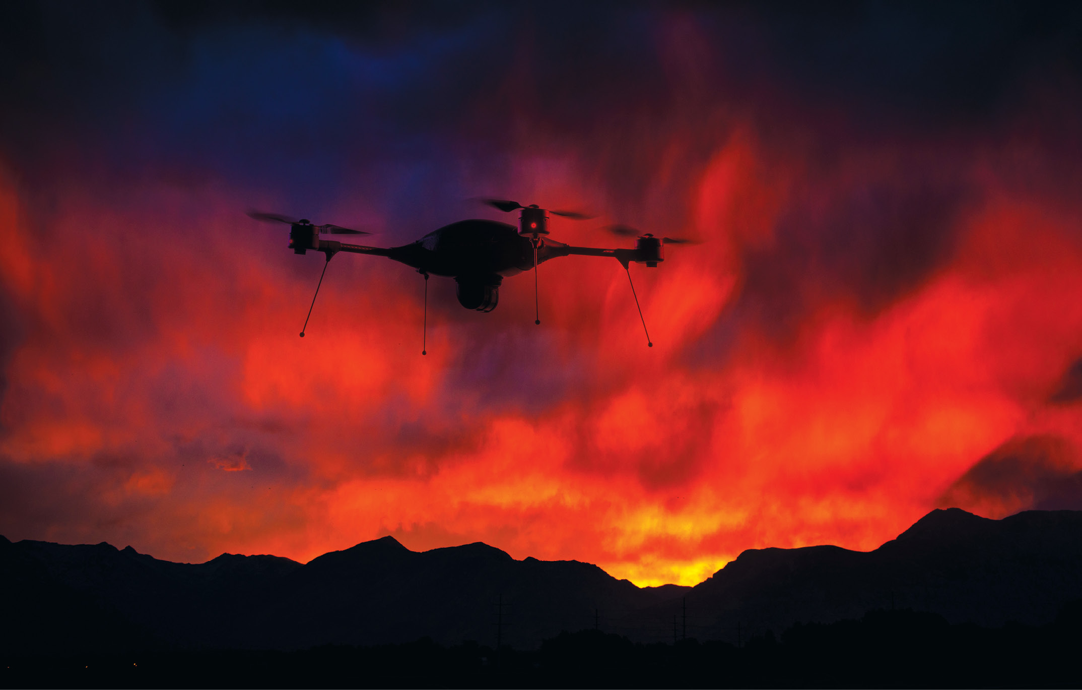 The Indago quadcopter has been used for firefighting in Australia.Lockheed Martin