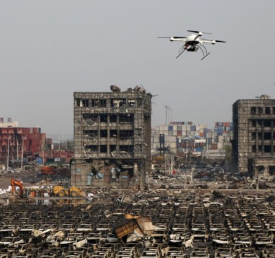 Chinese drones prove mettle in Tianjin disaster