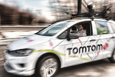 TomTom's HD map of the Autobahn made using this mapping vehicle, will give automated cars additional reference points.