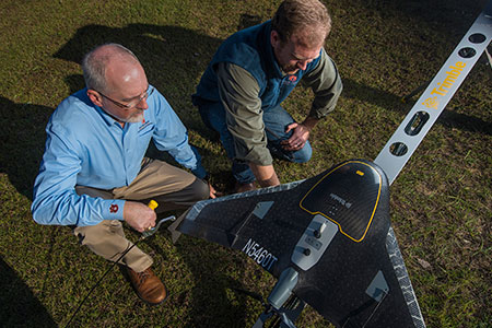 Auburn researchers using unmanned aircraft to assess crop health