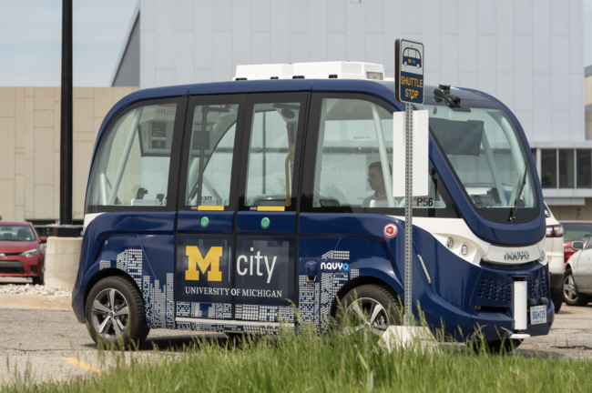 Mcity Driverless Shuttle Now Operating on University of Michigan Roads ...