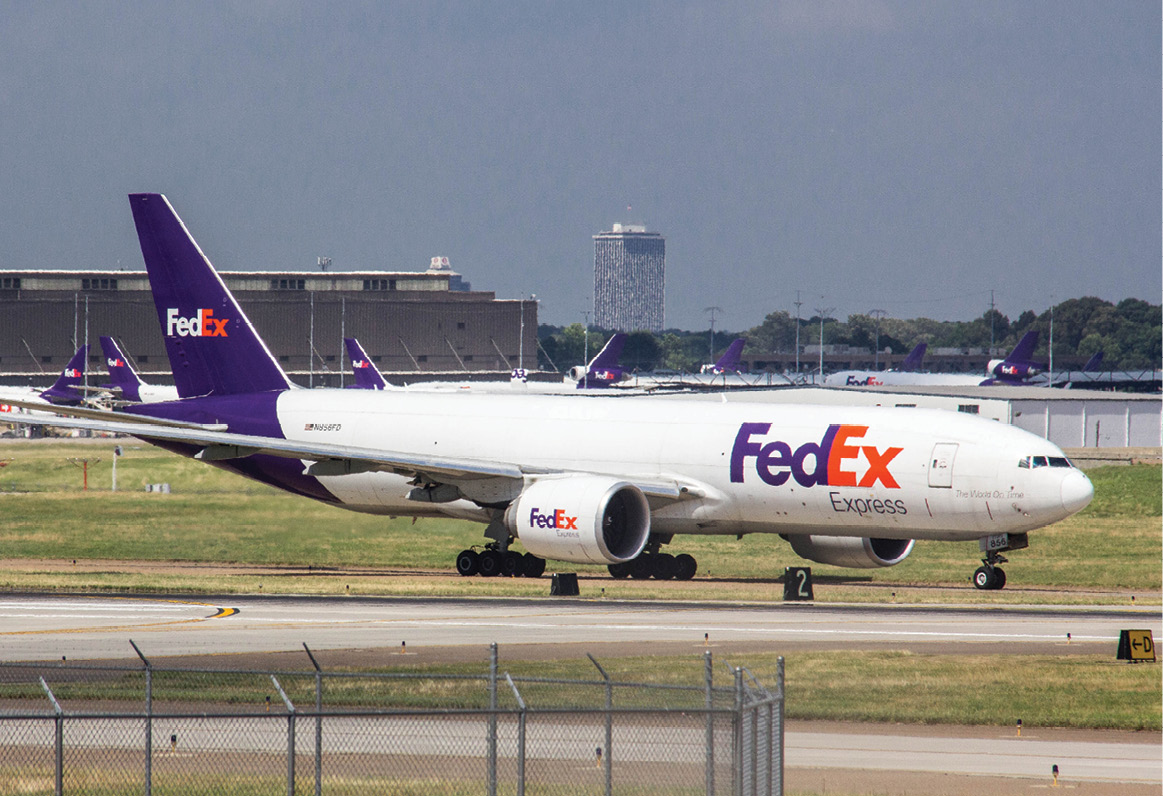 Fed Ex, which has a global hub at Memphis International Airport, will test using drones to inspect its planes and track equipment on its ramps.
