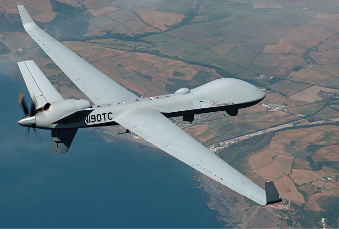 General Atomics MQ-9B flew from Grand Forks, North Dakota to the Farnborough Airshow with 16 hours of fuel to spare.