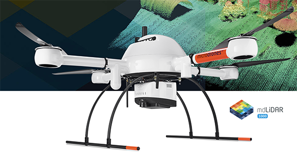 microdrones lidar