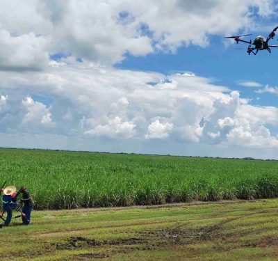 XAG Agricultural Drone conducted unmanned spraying operation in Zambia.
