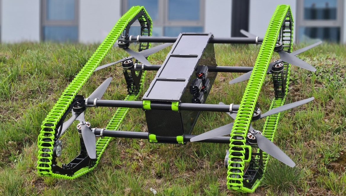 Hybrid Drone Project Completed - The HUUVER Drone Flies and Rides