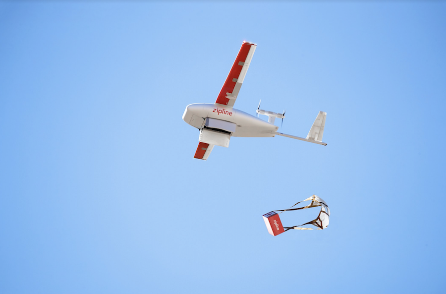 Zipline Increases Long-range Drone Delivery