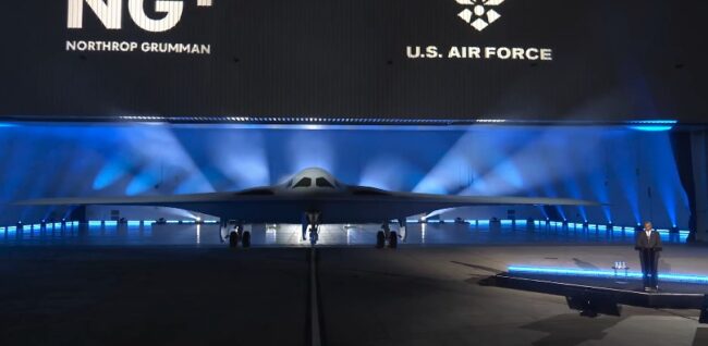 Northrop Grumman Unveils B-21 Raider, Intended for Manned-Unmanned Teaming
