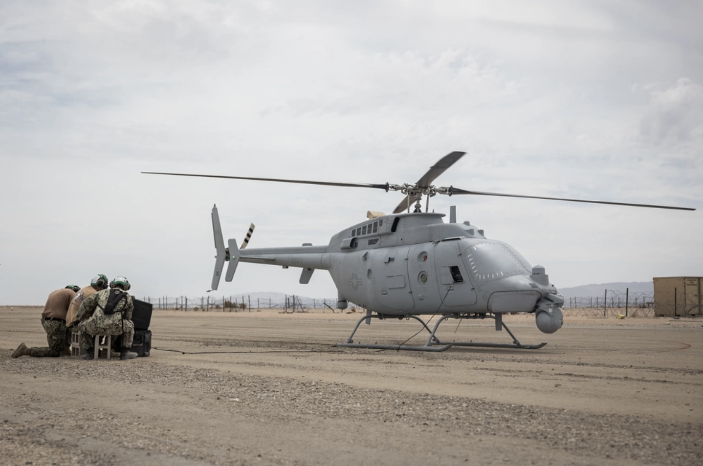 USMC Helo Extends ISR Range of Navy UAS in Ground Refueling Trial
