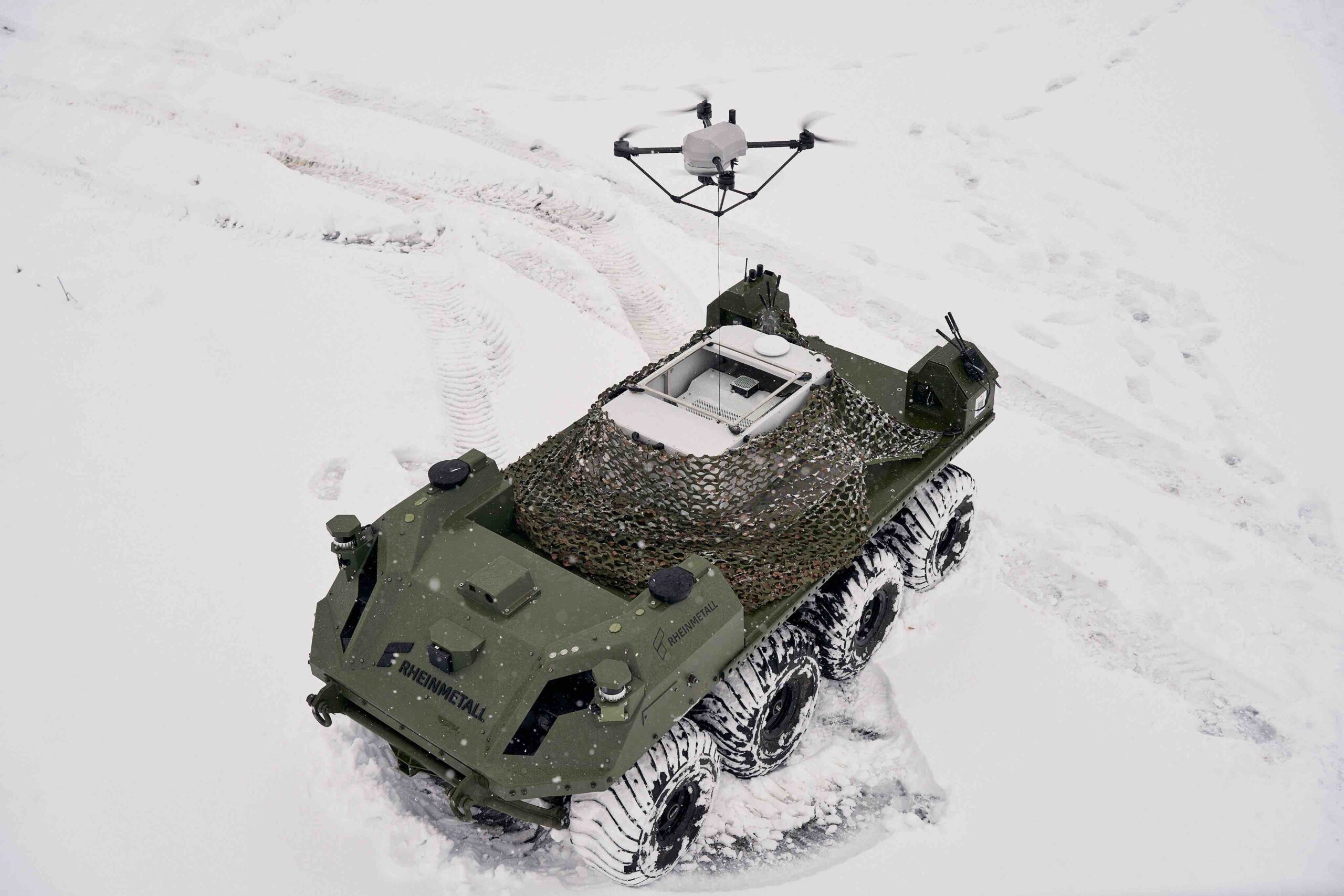 Elistair and Rheinmetall Canada Join Forces for On-the-Move ISR Solution