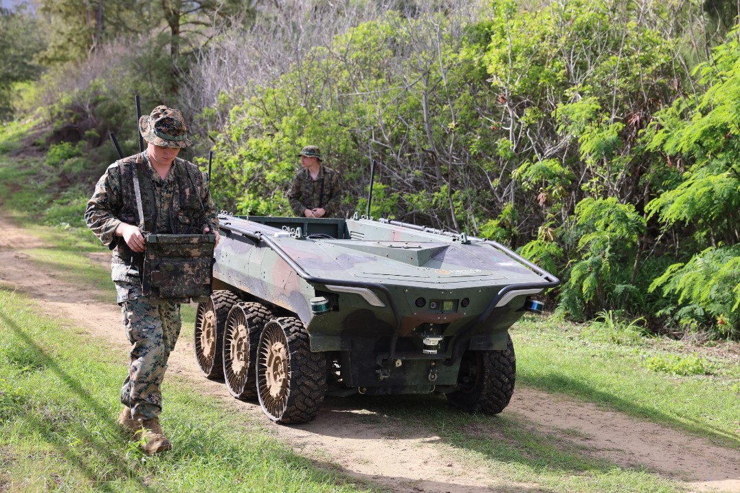U.S. Marine Corps and Army Evaluate South Korean Unmanned Ground Vehicle for Future Warfare