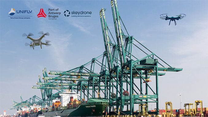Port of Antwerp-Bruges Enhances Drone Traffic Management with Unifly and SkeyDrone Collaboration
