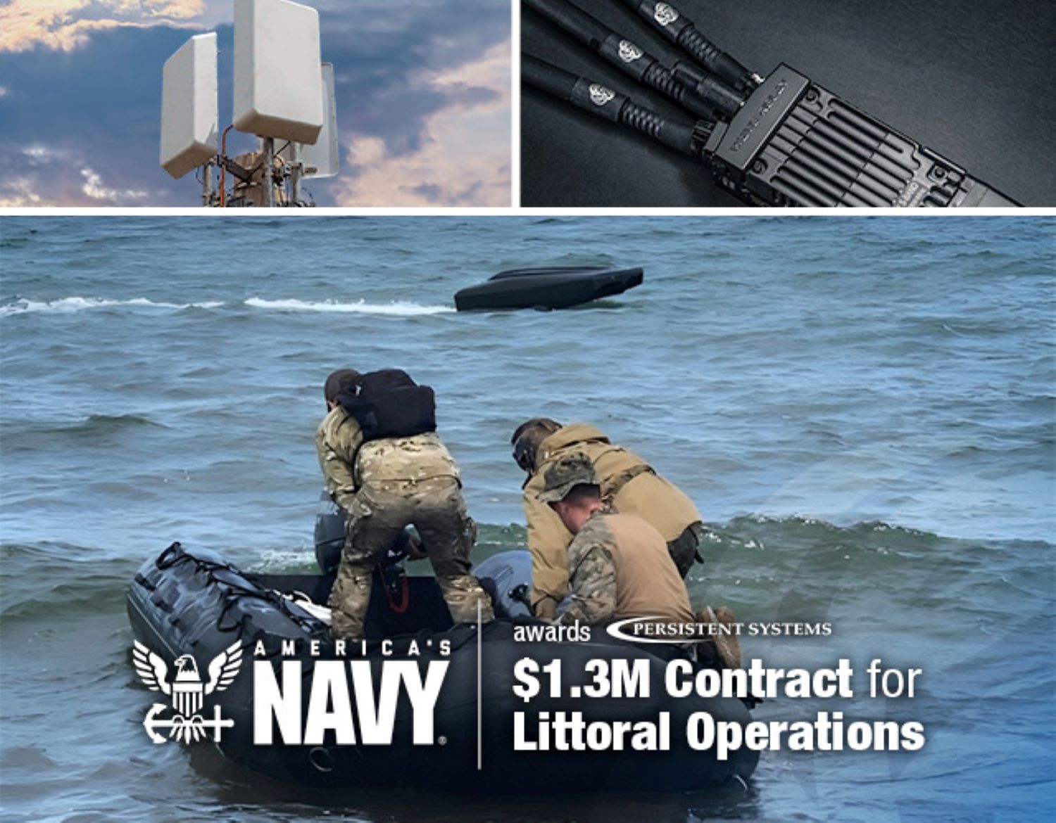 U.S. Navy Acquires Networking Devices from Persistent Systems for Littoral Operations