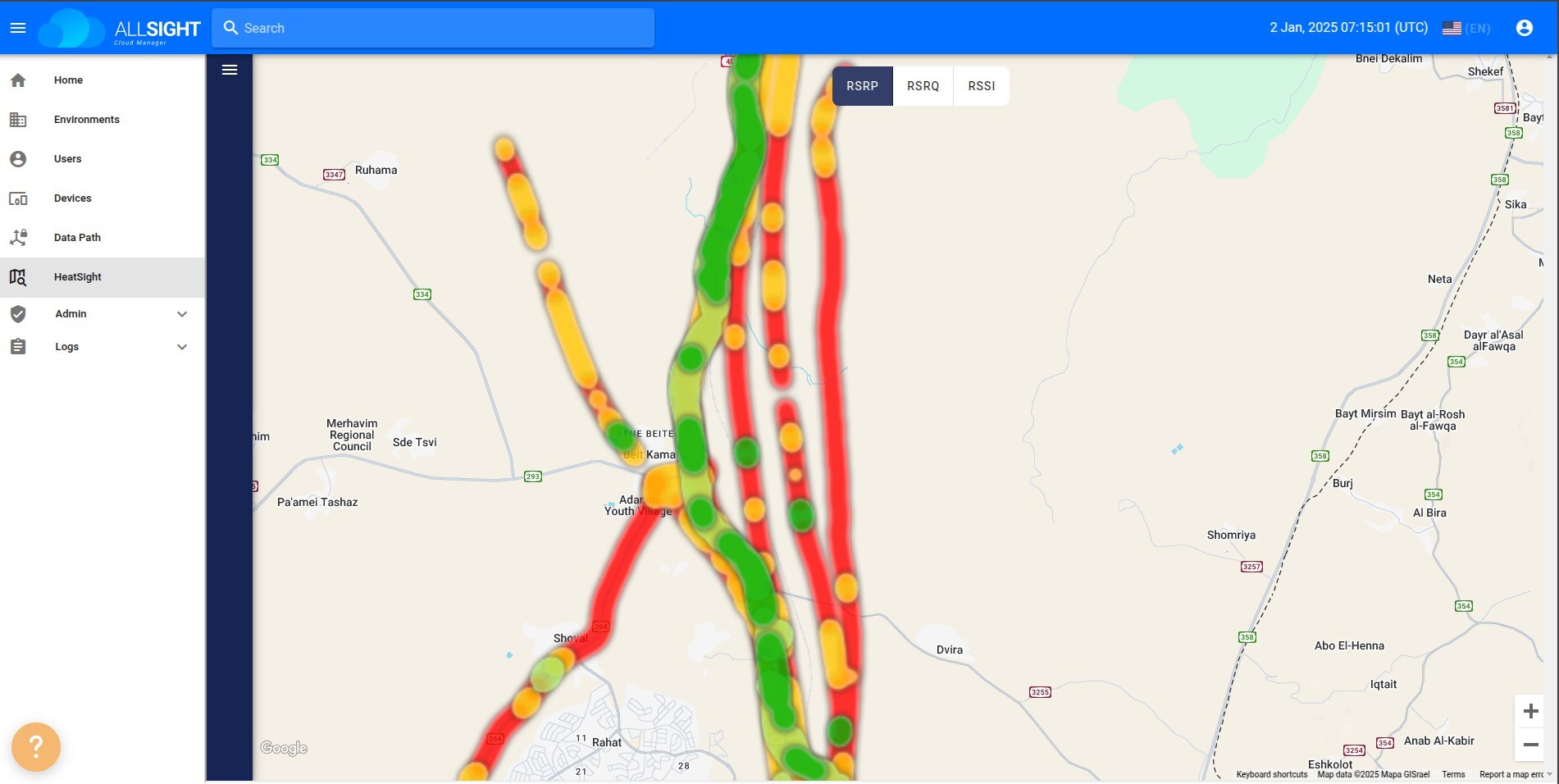 Waze for UAV Flights: Elsight HeatSight, a Cellular Coverage Mapping Tool at Drone-Flying Altitudes