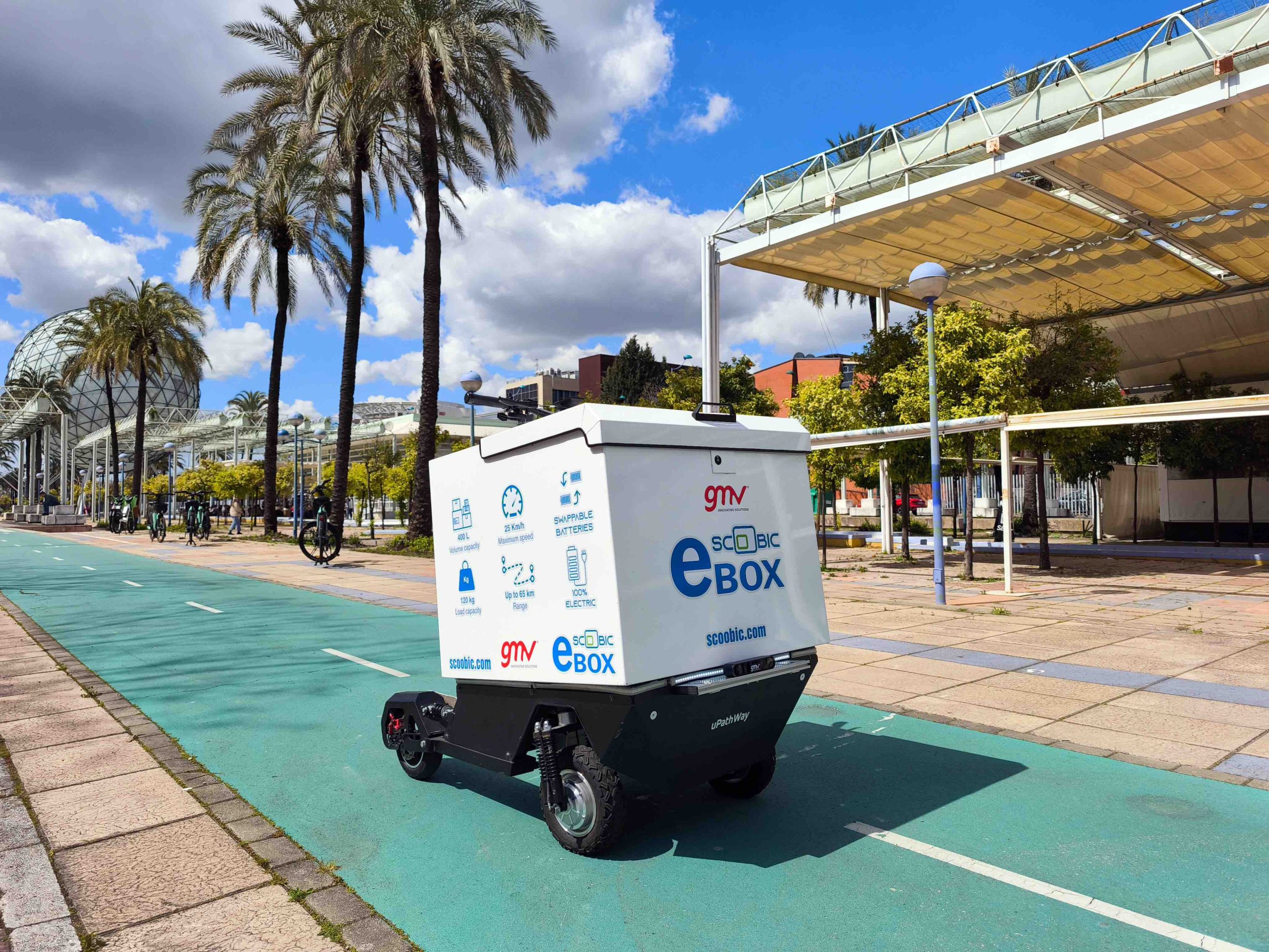 GMV and Scoobic Release Autonomous Electric Delivery Vehicle