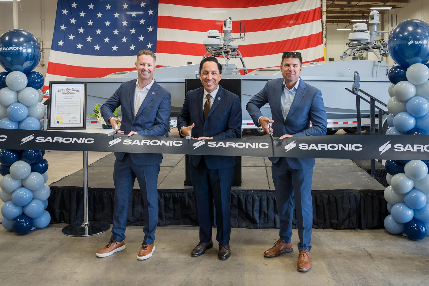 Saronic Opens Autonomous Surface Vessel (ASV) Production Facility in San Diego