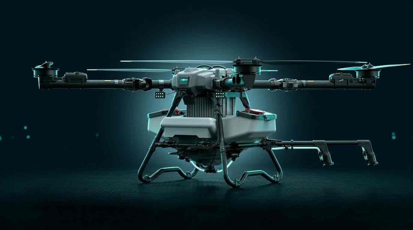 DroneDash and GEODNET Launch GEODASH Aerosystems with Heavy-Lift Agricultural Spraying Drone